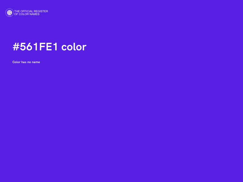 #561FE1 color image