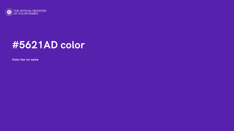 #5621AD color image
