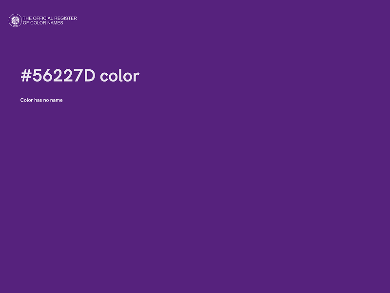 #56227D color image