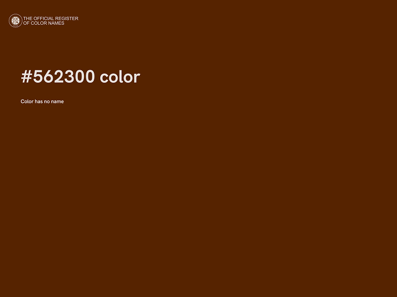 #562300 color image