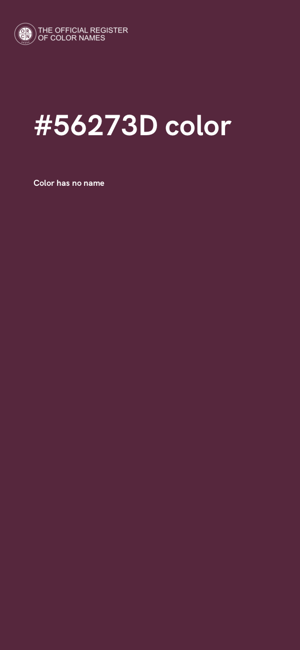 #56273D color image