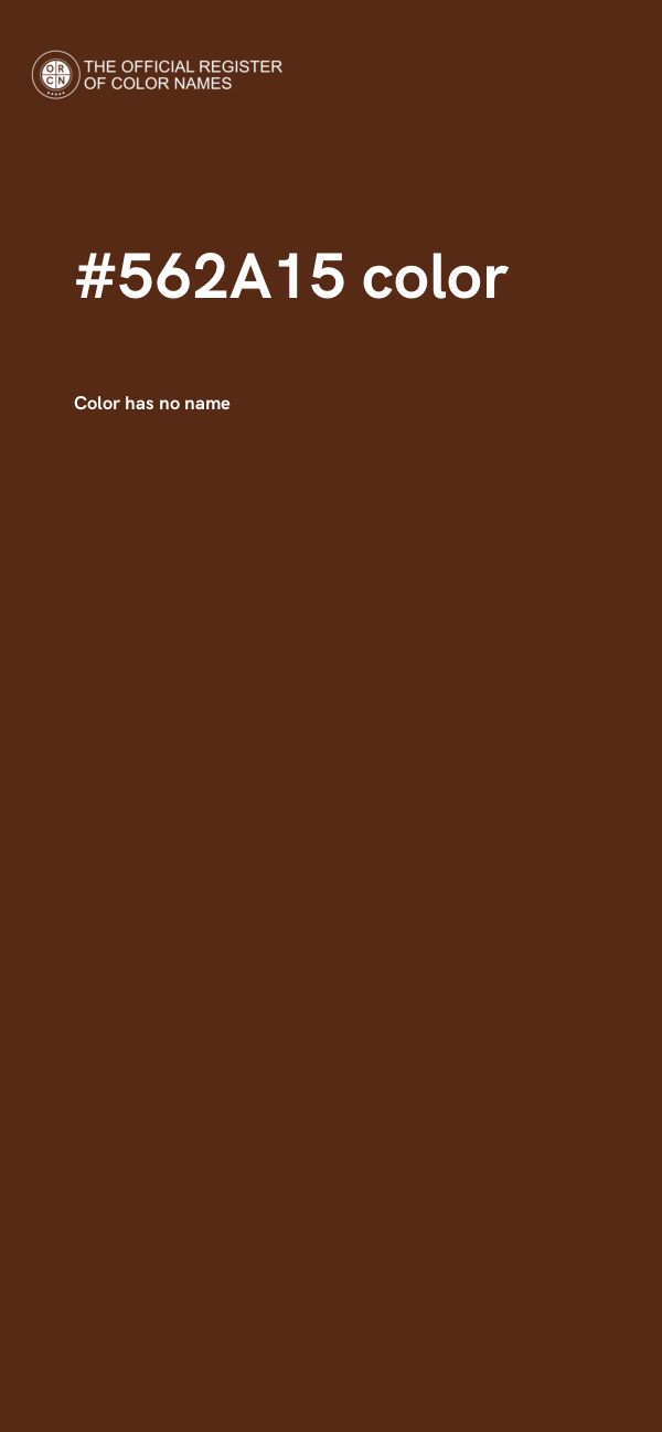 #562A15 color image