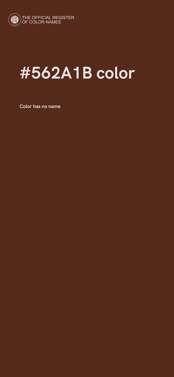 #562A1B color image
