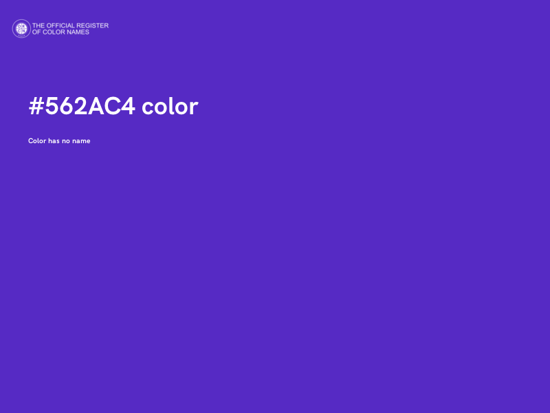 #562AC4 color image