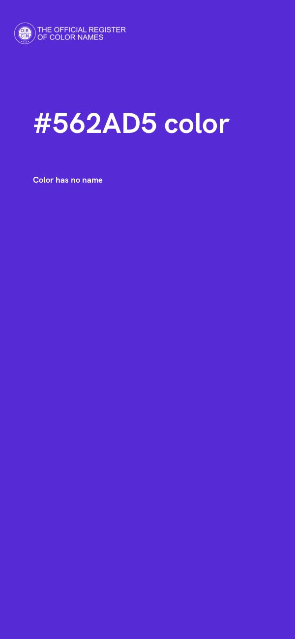 #562AD5 color image