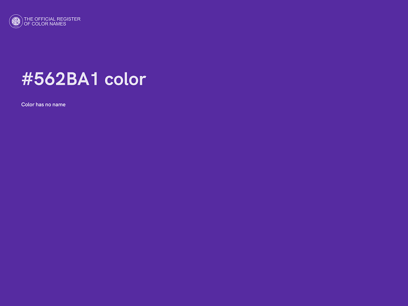 #562BA1 color image