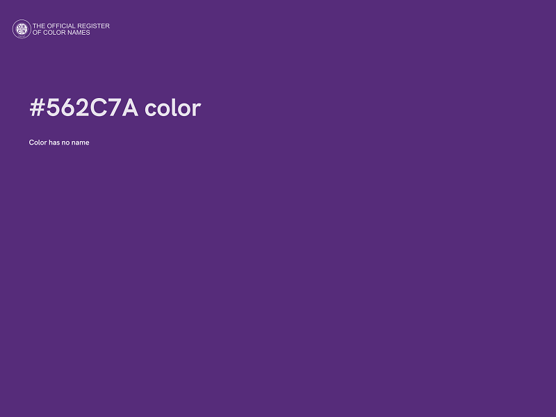 #562C7A color image