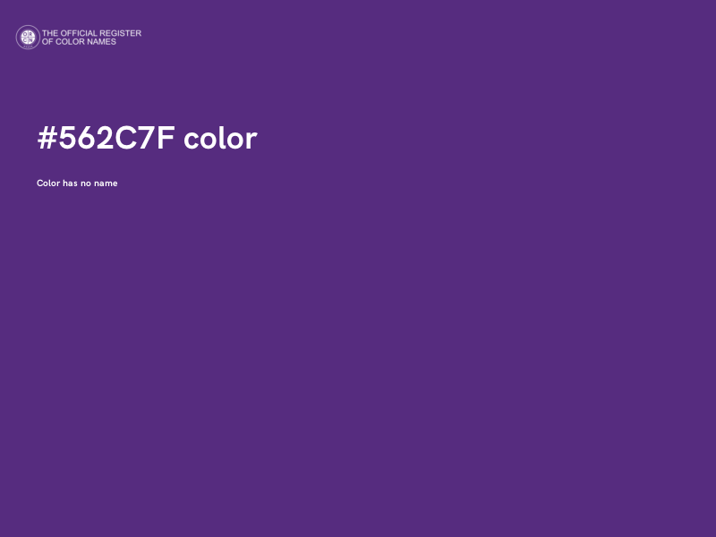 #562C7F color image