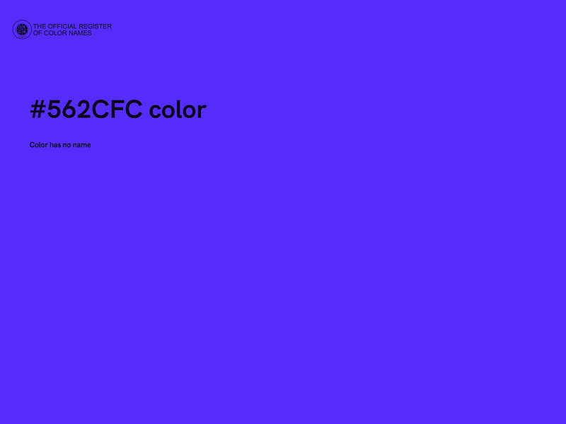 #562CFC color image