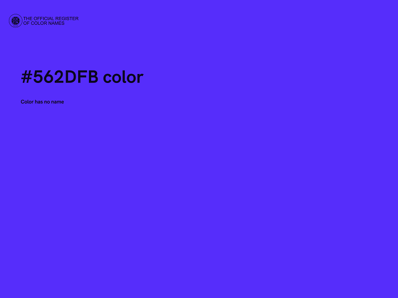 #562DFB color image