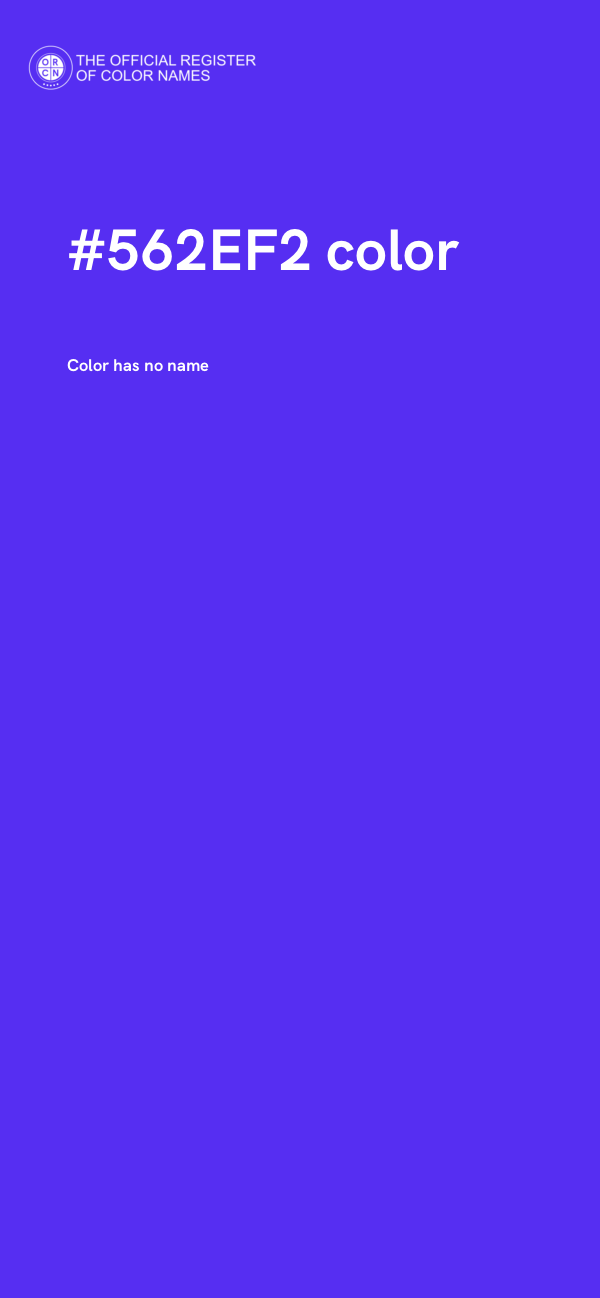 #562EF2 color image