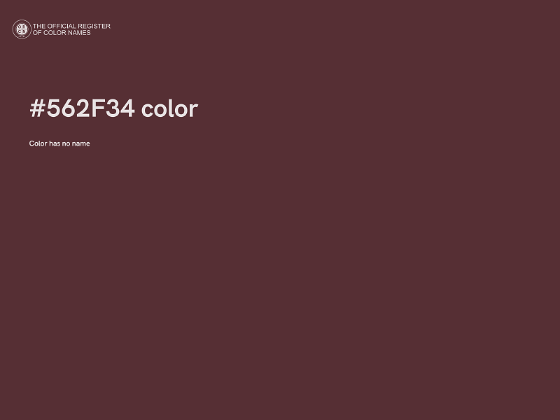 #562F34 color image