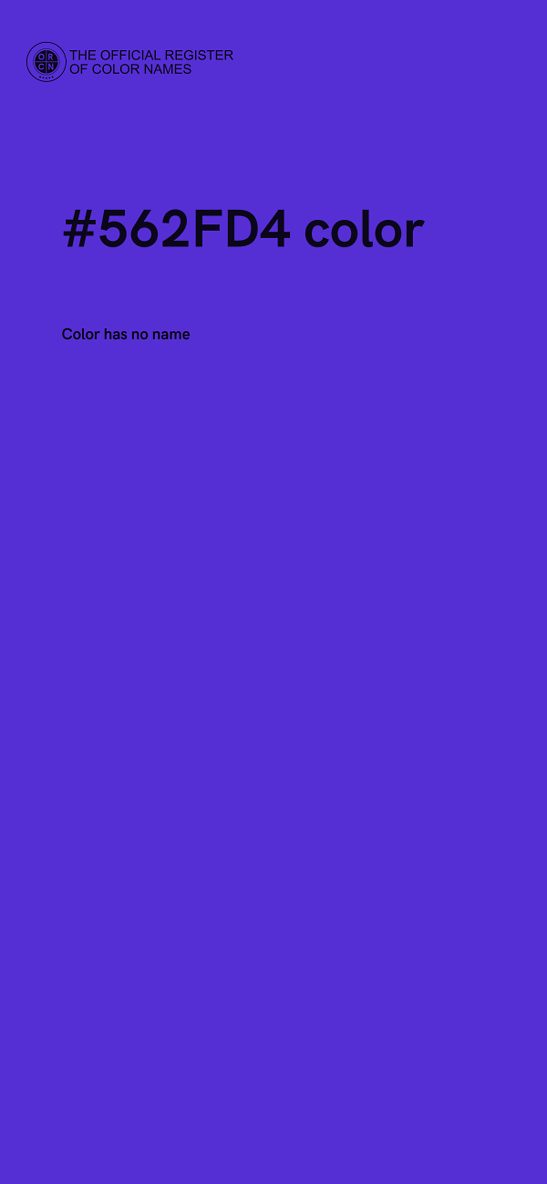 #562FD4 color image