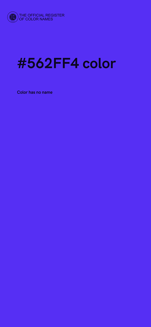 #562FF4 color image