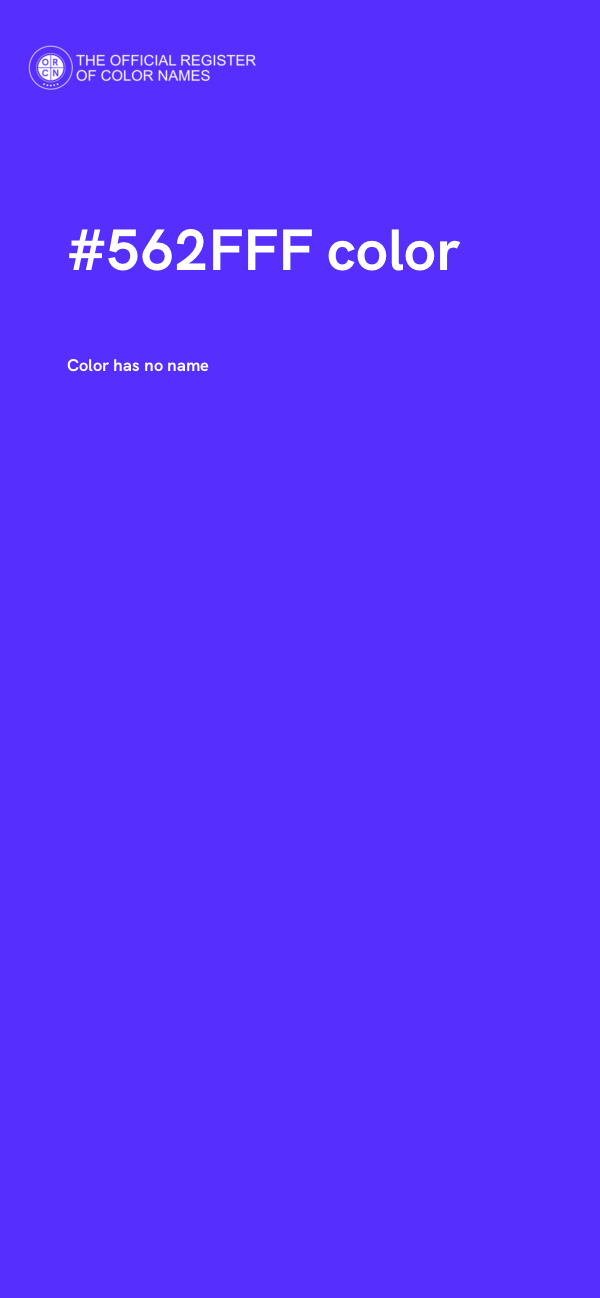 #562FFF color image