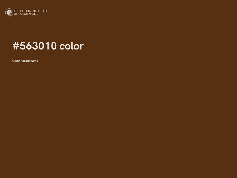 #563010 color image