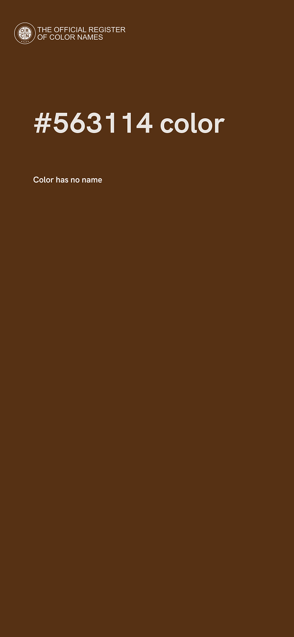 #563114 color image
