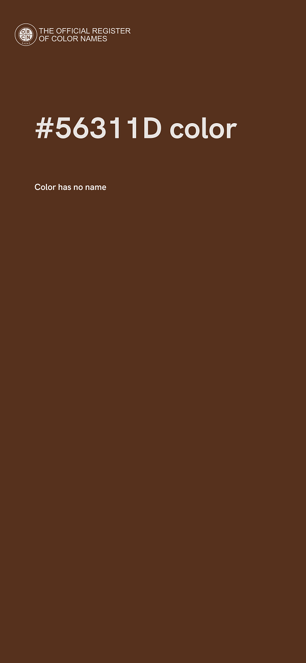 #56311D color image