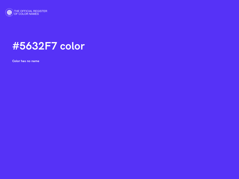 #5632F7 color image