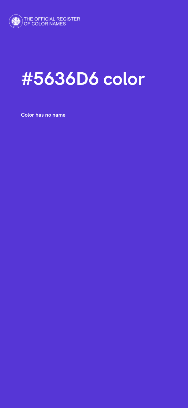 #5636D6 color image