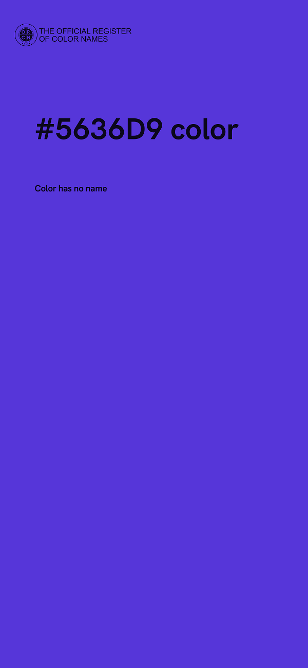 #5636D9 color image