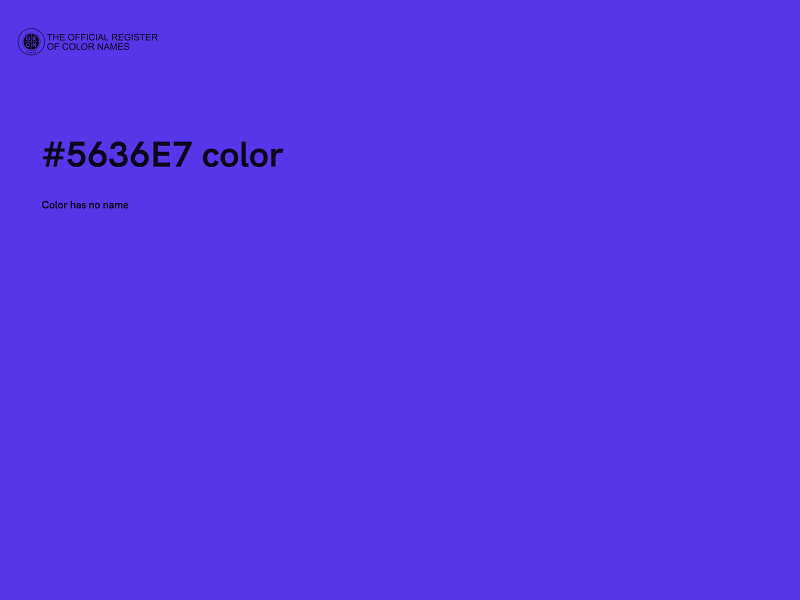 #5636E7 color image