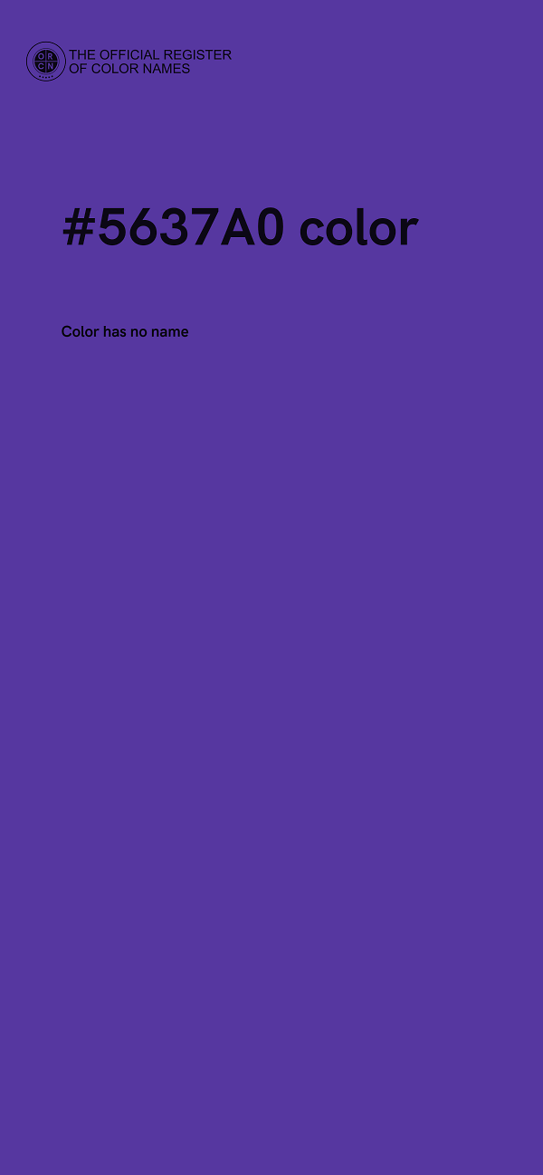 #5637A0 color image