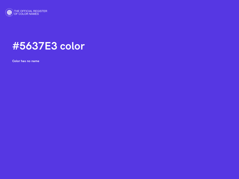 #5637E3 color image