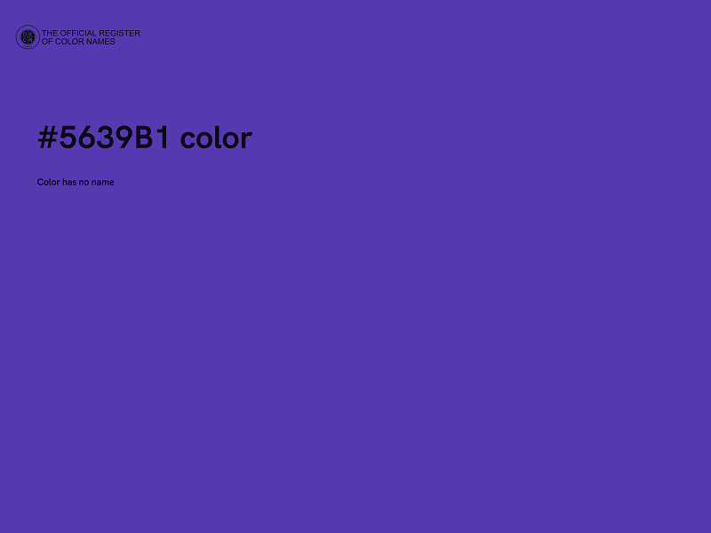 #5639B1 color image