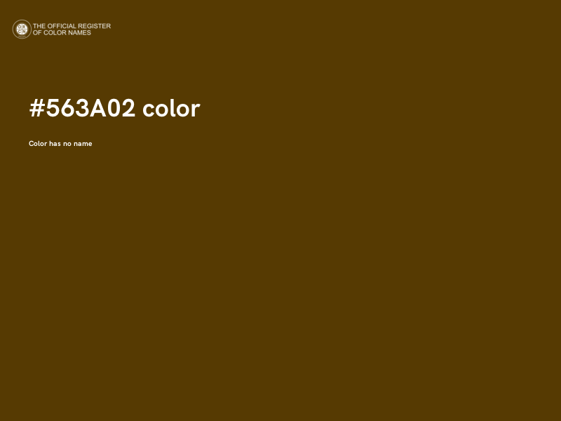 #563A02 color image