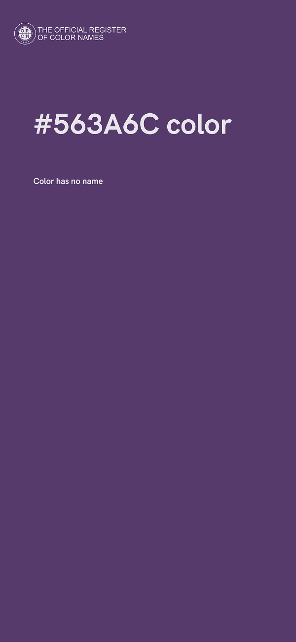 #563A6C color image