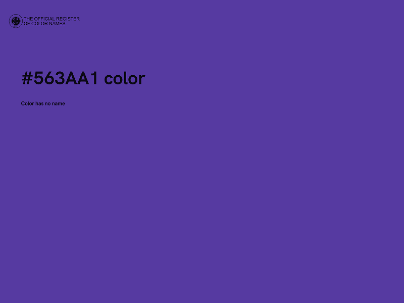 #563AA1 color image