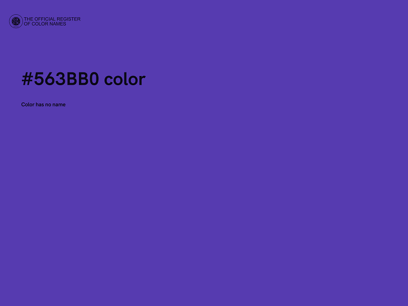 #563BB0 color image