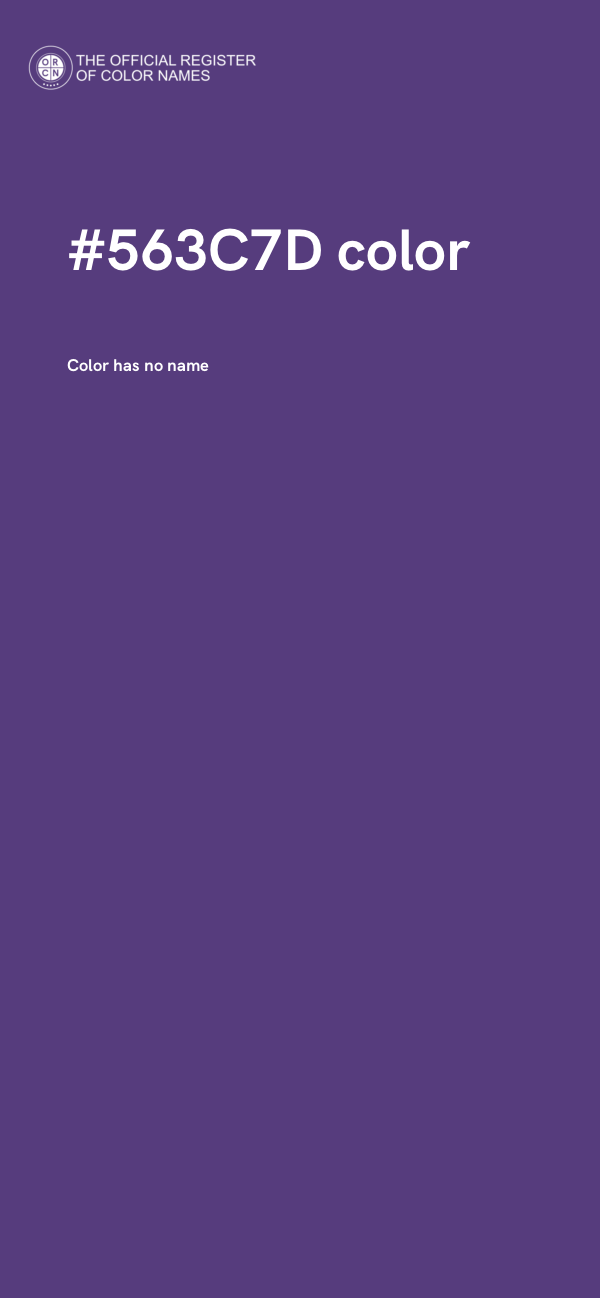 #563C7D color image