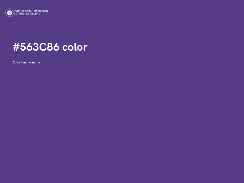 #563C86 color image