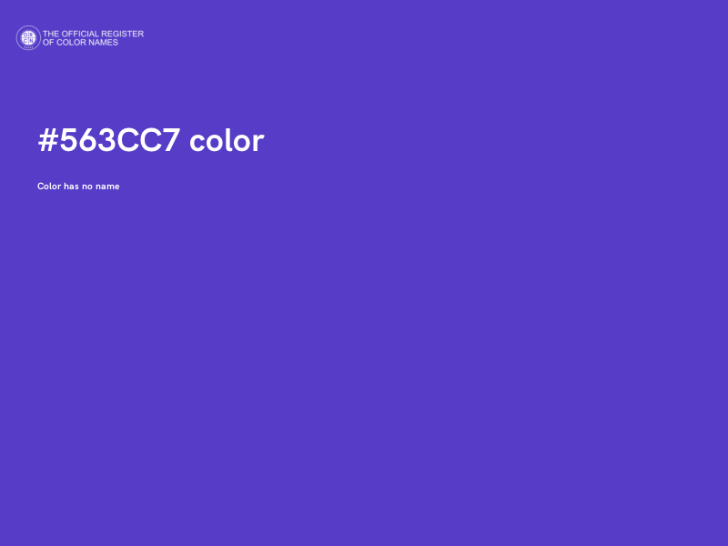 #563CC7 color image