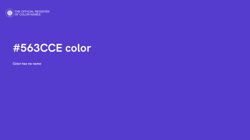 #563CCE color image