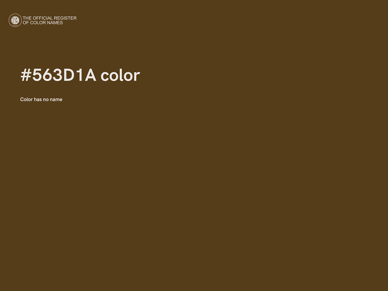 #563D1A color image