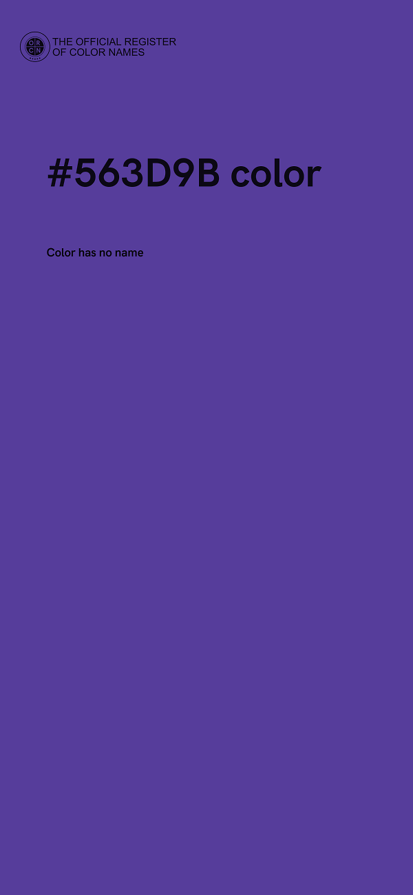 #563D9B color image