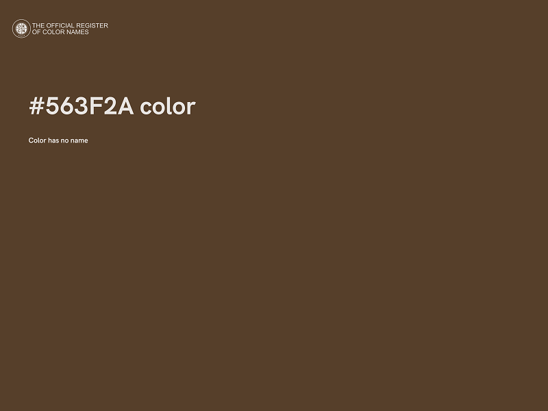 #563F2A color image