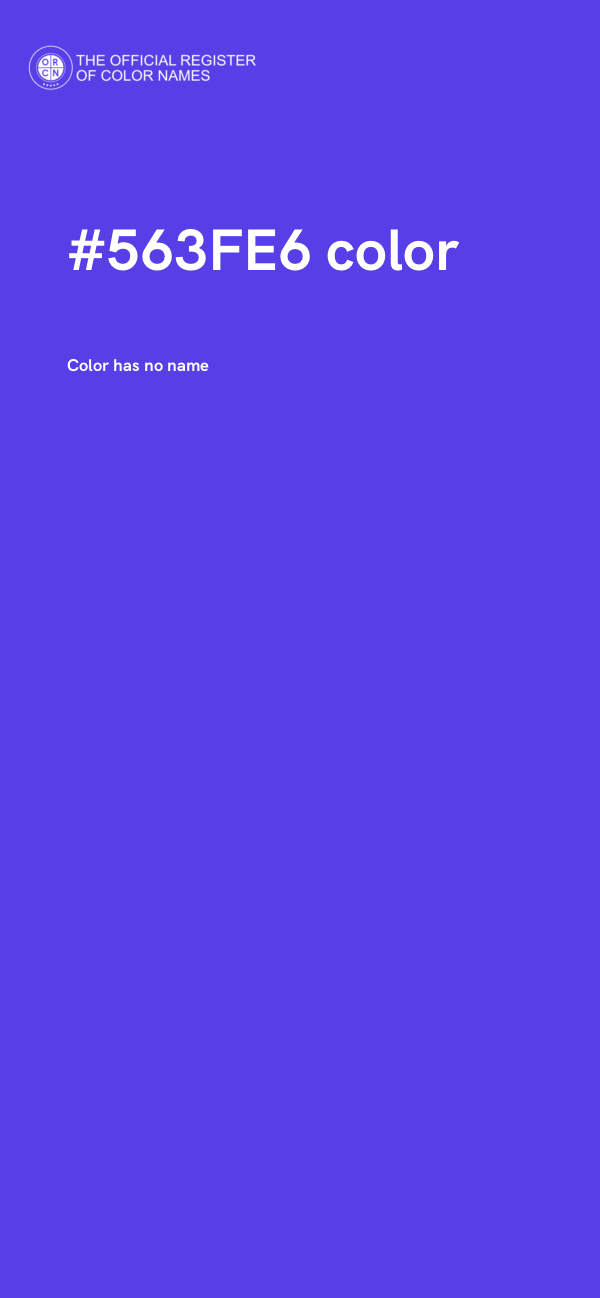 #563FE6 color image