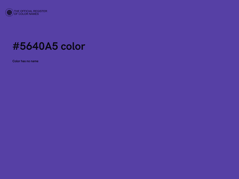 #5640A5 color image