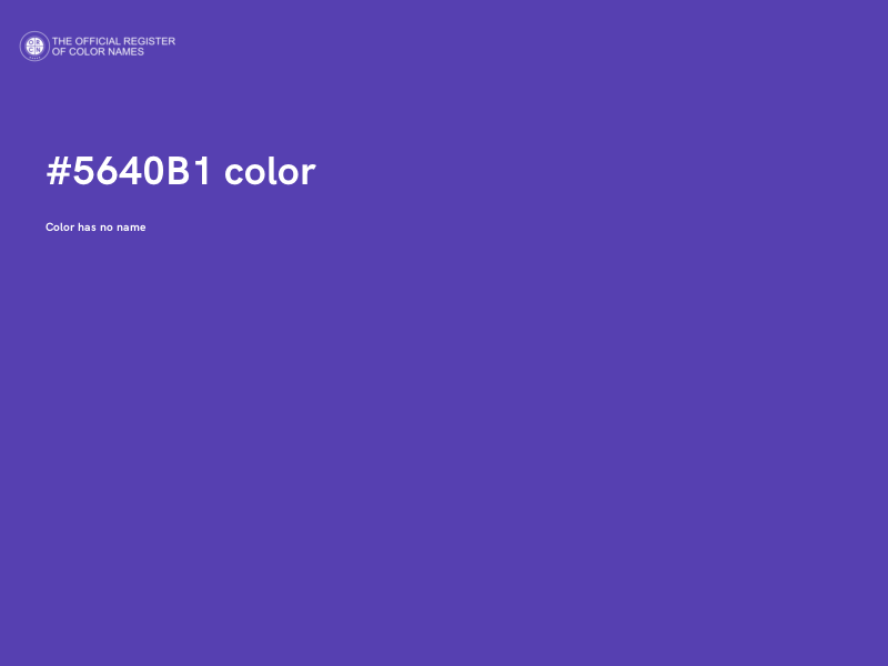 #5640B1 color image