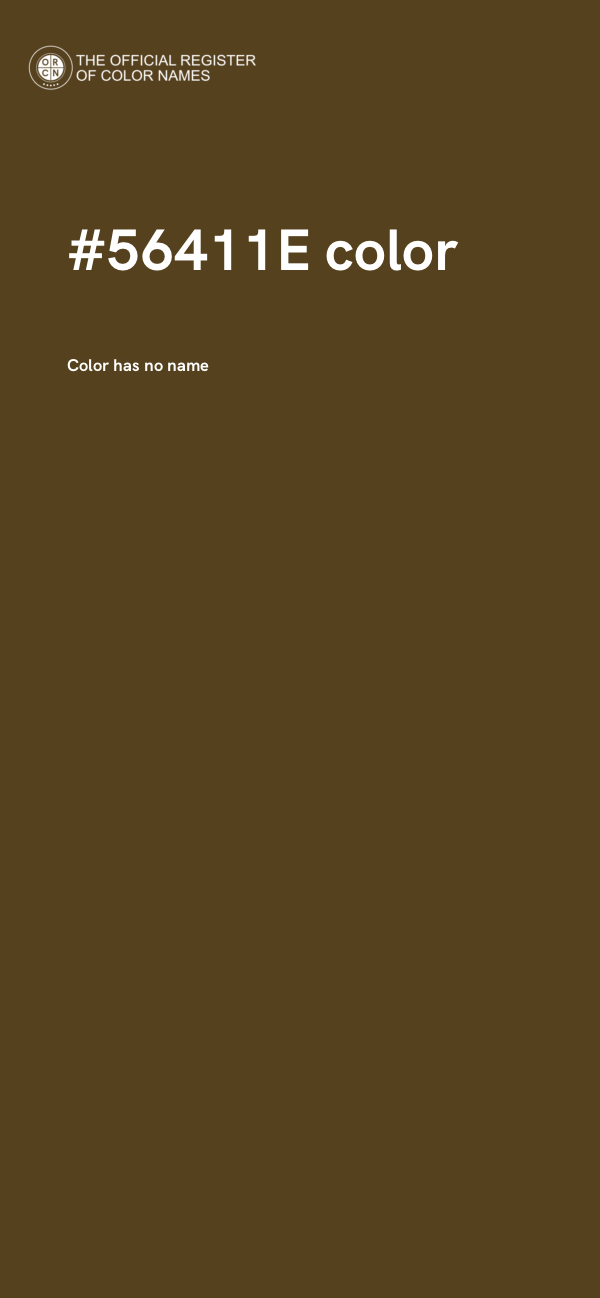#56411E color image