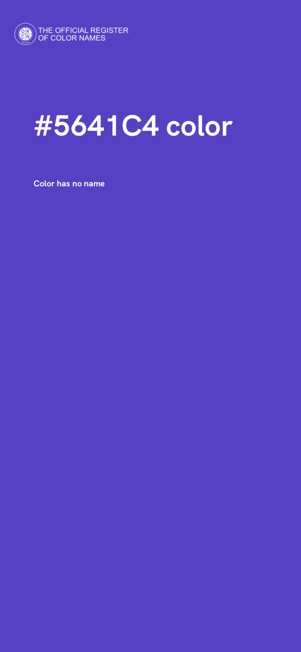 #5641C4 color image