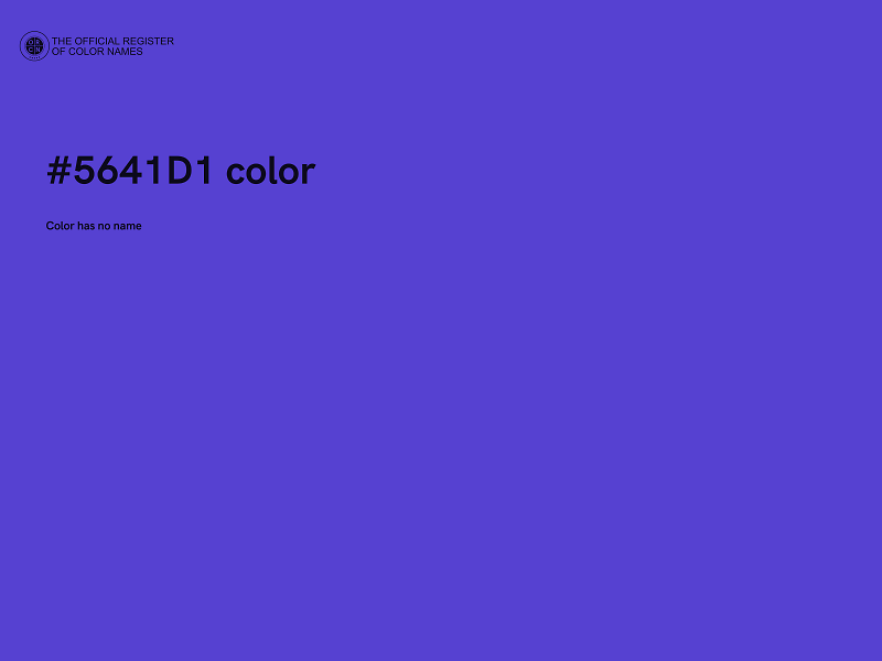 #5641D1 color image