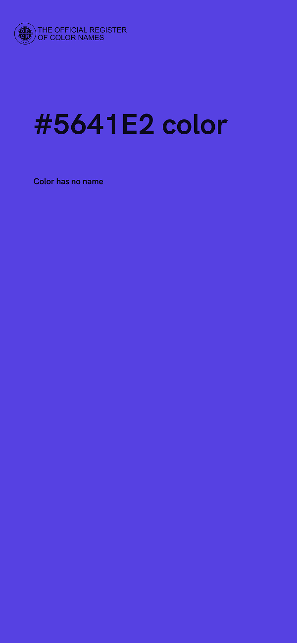 #5641E2 color image