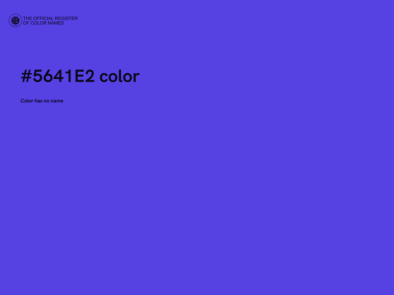 #5641E2 color image