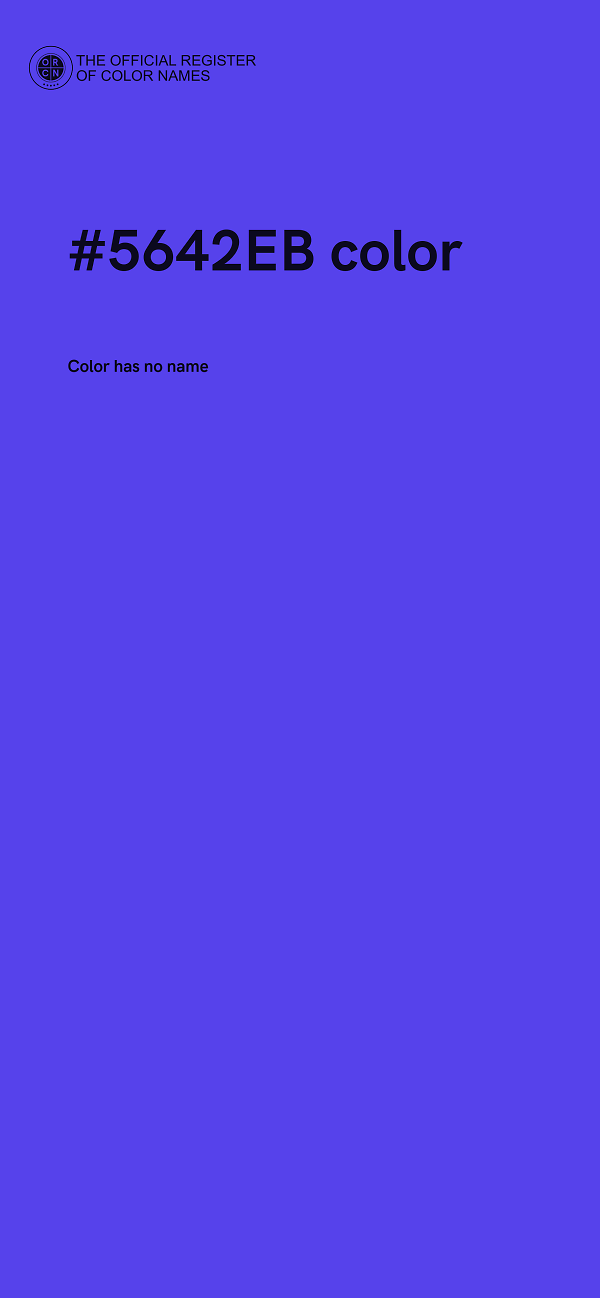 #5642EB color image