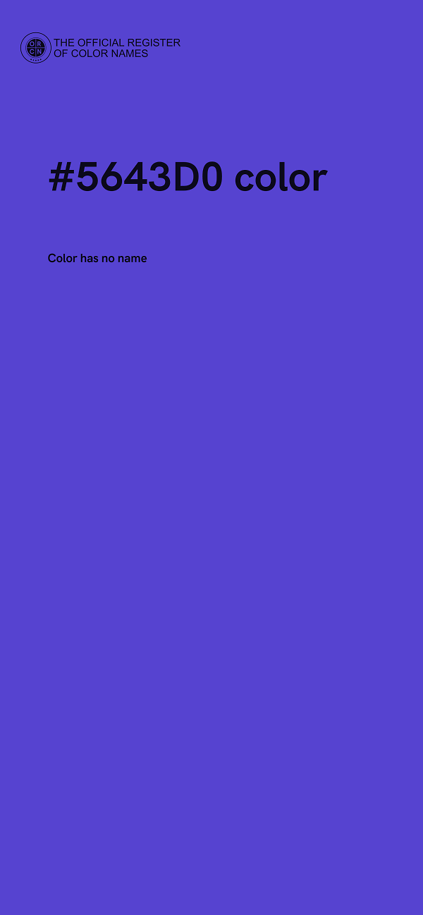 #5643D0 color image